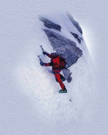 Steep ice