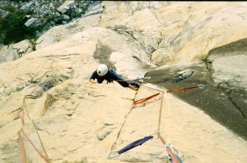 Paraiso Perdido, last pitch 5.11a, photo: M.W.
